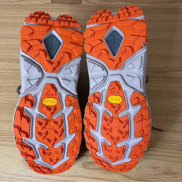 HOKA Men’s Kaha 2 Low GTX Leather Gore-Tex Hiking Sneakers. 8.5 D blue grey - Picture 10 of 13